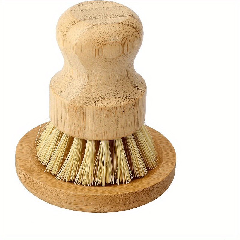 Bamboo Dish Scrub Brush Soap D - Cast Iron Corn review and price