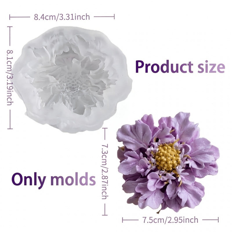 1 Dreamy Blue Potted Flower Si - Potsticker Mold review and price